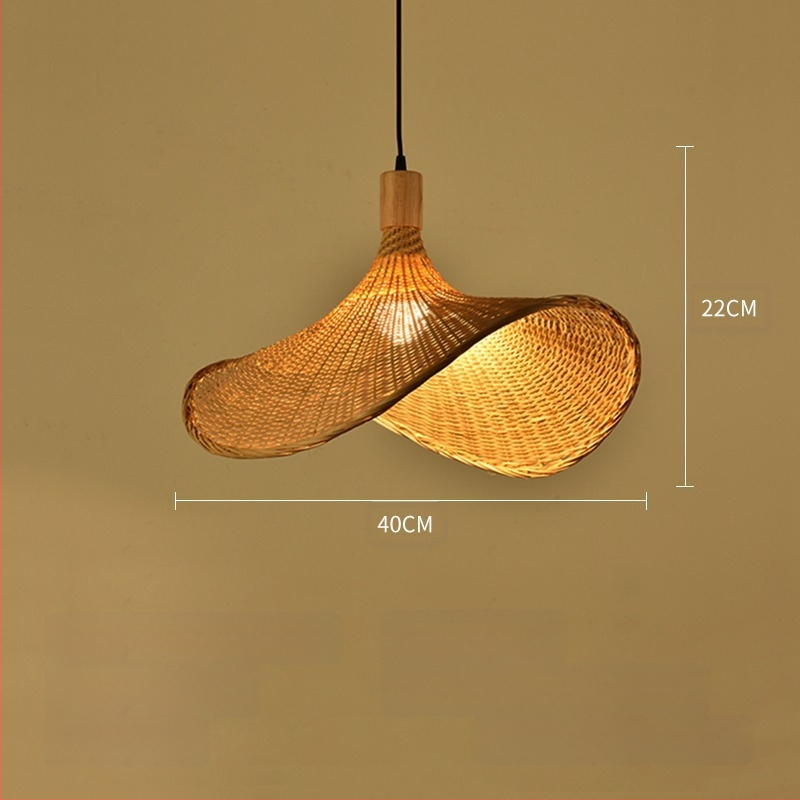 Bambusest lühtri Hiina zen-teetoa lamp Kagu-Aasia restorani hotelli kodumajapidamise stiilis Jaapani bambusest kuuma poti lamp