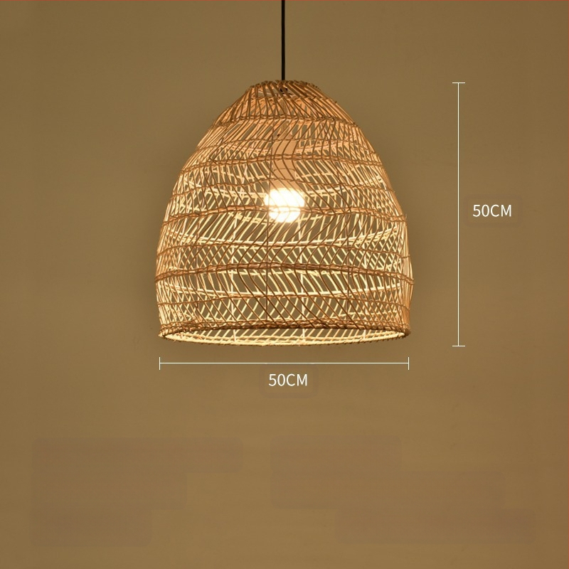 Bambusest lühtri Hiina zen-teetoa lamp Kagu-Aasia restorani hotelli kodumajapidamise stiilis Jaapani bambusest kuuma poti lamp