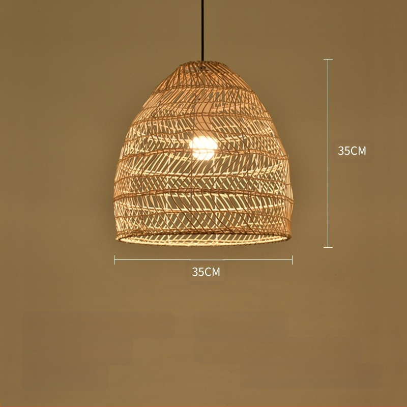 Bambusest lühtri Hiina zen-teetoa lamp Kagu-Aasia restorani hotelli kodumajapidamise stiilis Jaapani bambusest kuuma poti lamp