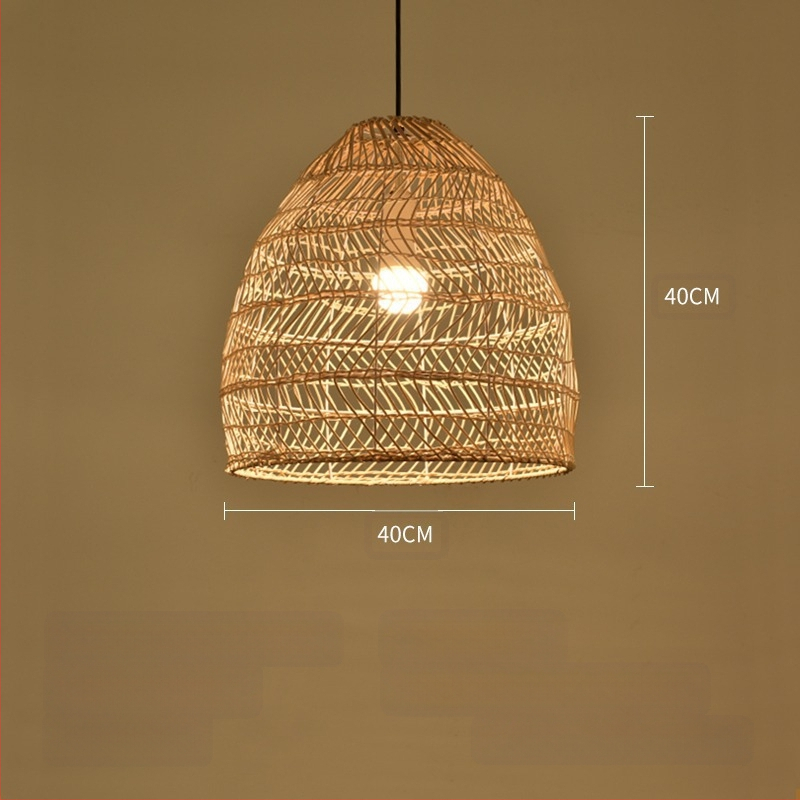 Bambusest lühtri Hiina zen-teetoa lamp Kagu-Aasia restorani hotelli kodumajapidamise stiilis Jaapani bambusest kuuma poti lamp