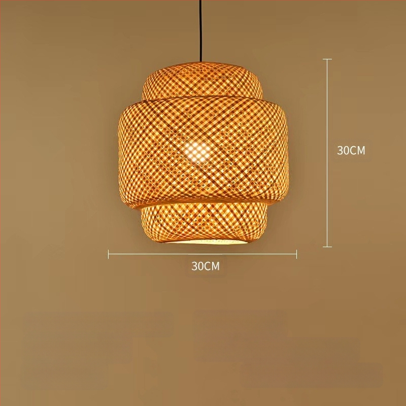 Bambusest lühtri Hiina zen-teetoa lamp Kagu-Aasia restorani hotelli kodumajapidamise stiilis Jaapani bambusest kuuma poti lamp