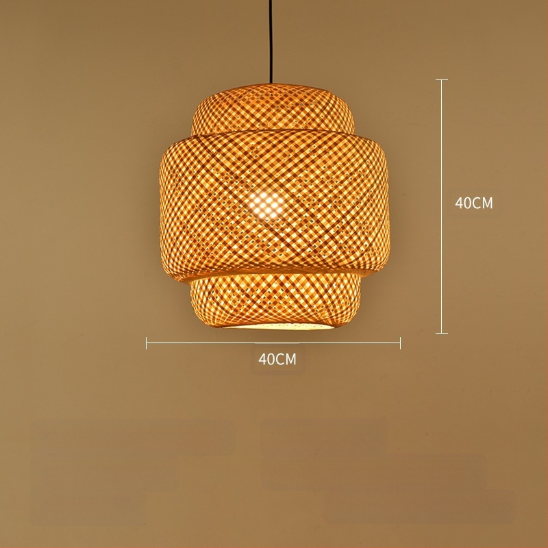 Bambusest lühtri Hiina zen-teetoa lamp Kagu-Aasia restorani hotelli kodumajapidamise stiilis Jaapani bambusest kuuma poti lamp