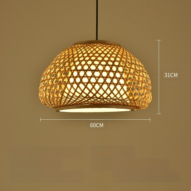 Bambusest lühtri Hiina zen-teetoa lamp Kagu-Aasia restorani hotelli kodumajapidamise stiilis Jaapani bambusest kuuma poti lamp