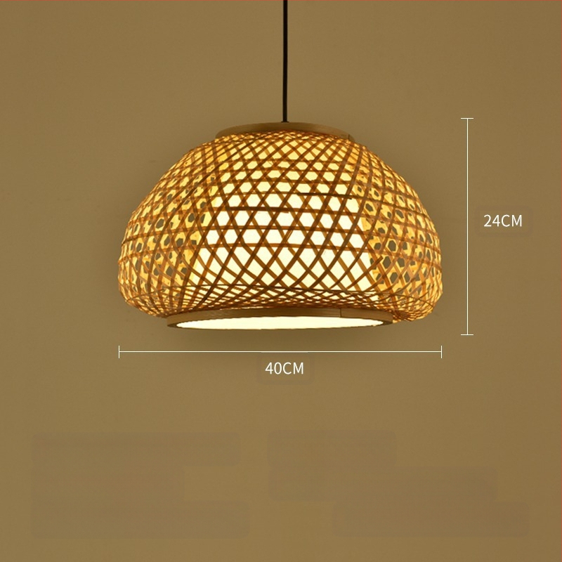 Bambusest lühtri Hiina zen-teetoa lamp Kagu-Aasia restorani hotelli kodumajapidamise stiilis Jaapani bambusest kuuma poti lamp