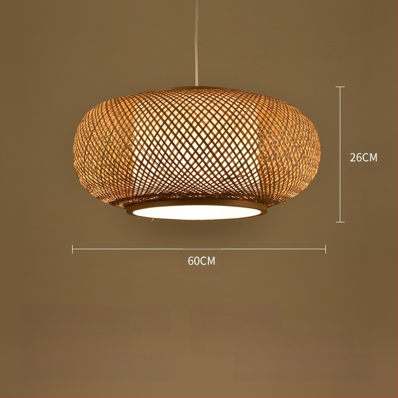 Bambusest lühtri Hiina zen-teetoa lamp Kagu-Aasia restorani hotelli kodumajapidamise stiilis Jaapani bambusest kuuma poti lamp