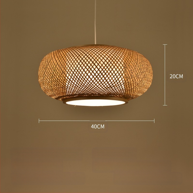 Bambusest lühtri Hiina zen-teetoa lamp Kagu-Aasia restorani hotelli kodumajapidamise stiilis Jaapani bambusest kuuma poti lamp