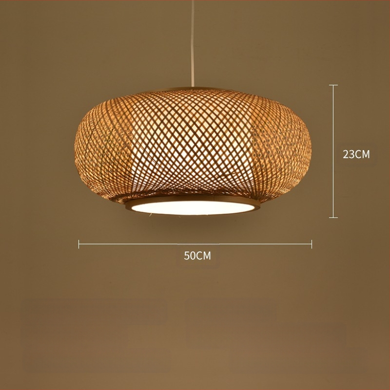 Bambusest lühtri Hiina zen-teetoa lamp Kagu-Aasia restorani hotelli kodumajapidamise stiilis Jaapani bambusest kuuma poti lamp