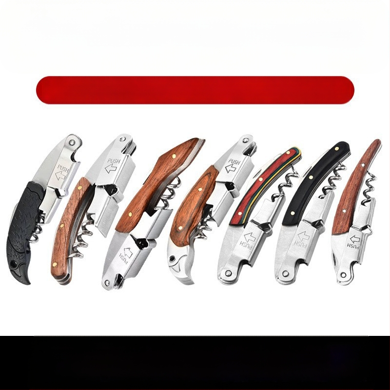 Gamintojo daugiafunkcis butelių atidarytuvas, kūrybingas alus, vynas, nerūdijančio plieno raudonojo vyno butelių atidarytuvas, vyno peilis, didmeninė prekyba