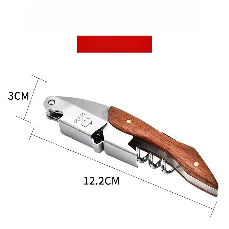 Gamintojo daugiafunkcis butelių atidarytuvas, kūrybingas alus, vynas, nerūdijančio plieno raudonojo vyno butelių atidarytuvas, vyno peilis, didmeninė prekyba