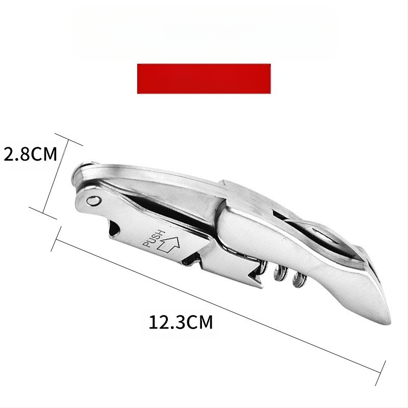 Gamintojo daugiafunkcis butelių atidarytuvas, kūrybingas alus, vynas, nerūdijančio plieno raudonojo vyno butelių atidarytuvas, vyno peilis, didmeninė prekyba