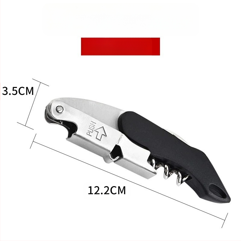 Gamintojo daugiafunkcis butelių atidarytuvas, kūrybingas alus, vynas, nerūdijančio plieno raudonojo vyno butelių atidarytuvas, vyno peilis, didmeninė prekyba