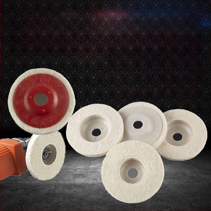 Villaratta peegli poleerimisratas Paksendatud nurklihvija poleerimine Klaasmetall Roostevaba teras Kivivillast kuulpoleerimisleht