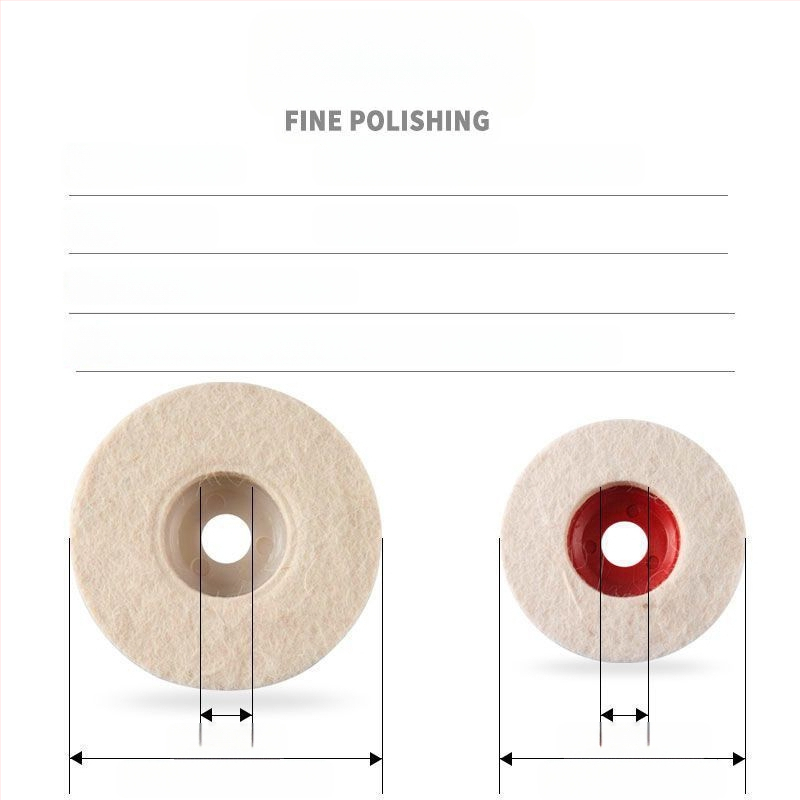 Villaratta peegli poleerimisratas Paksendatud nurklihvija poleerimine Klaasmetall Roostevaba teras Kivivillast kuulpoleerimisleht