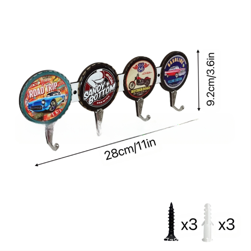 Geležinis kabliukas laiškams skersai krašto, nuimamas durų kabliukas rūbinei, virtuvės kabliukas be perforatoriaus už durų