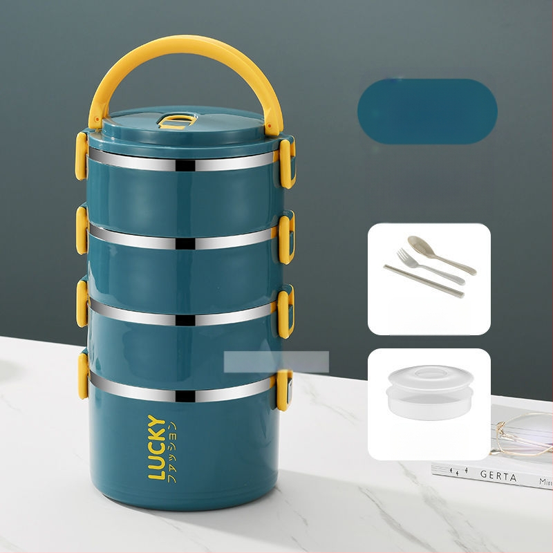 Ebéddoboz fedéllel, felnőtteknek, szigetelt ebédhordó, rozsdamentes acél, szigetelt ebéddoboz, nagy kapacitású ebéddoboz diákoknak