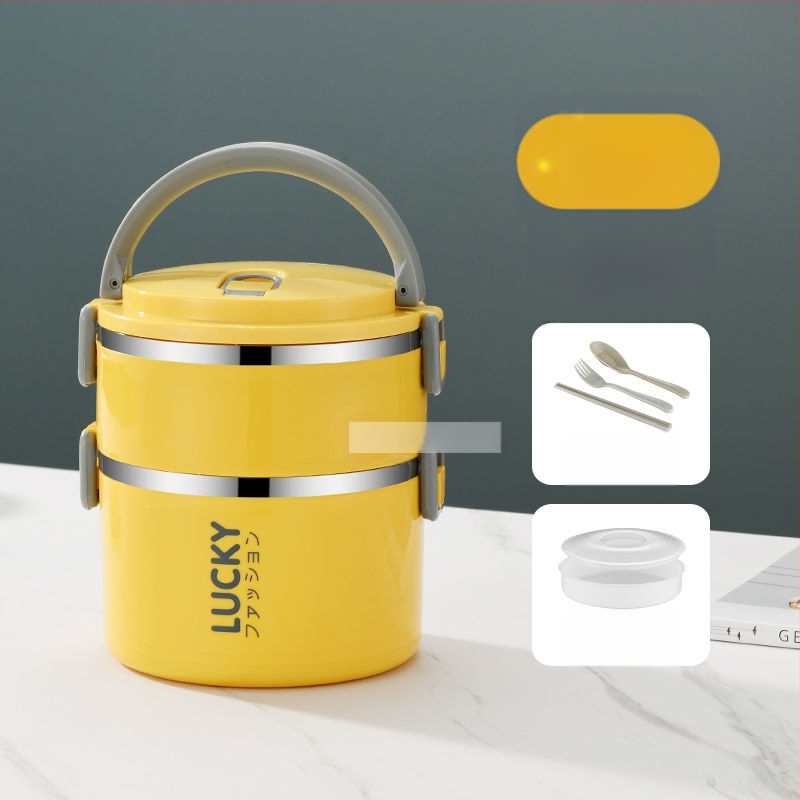 Ebéddoboz fedéllel, felnőtteknek, szigetelt ebédhordó, rozsdamentes acél, szigetelt ebéddoboz, nagy kapacitású ebéddoboz diákoknak