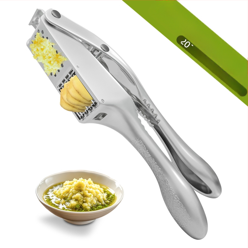 2025 m. Naujas tarpvalstybinis sprogimas Daugiafunkcis česnakų košės įrankis Pjaustyklė Metalinis česnakų presas Česnakų košė