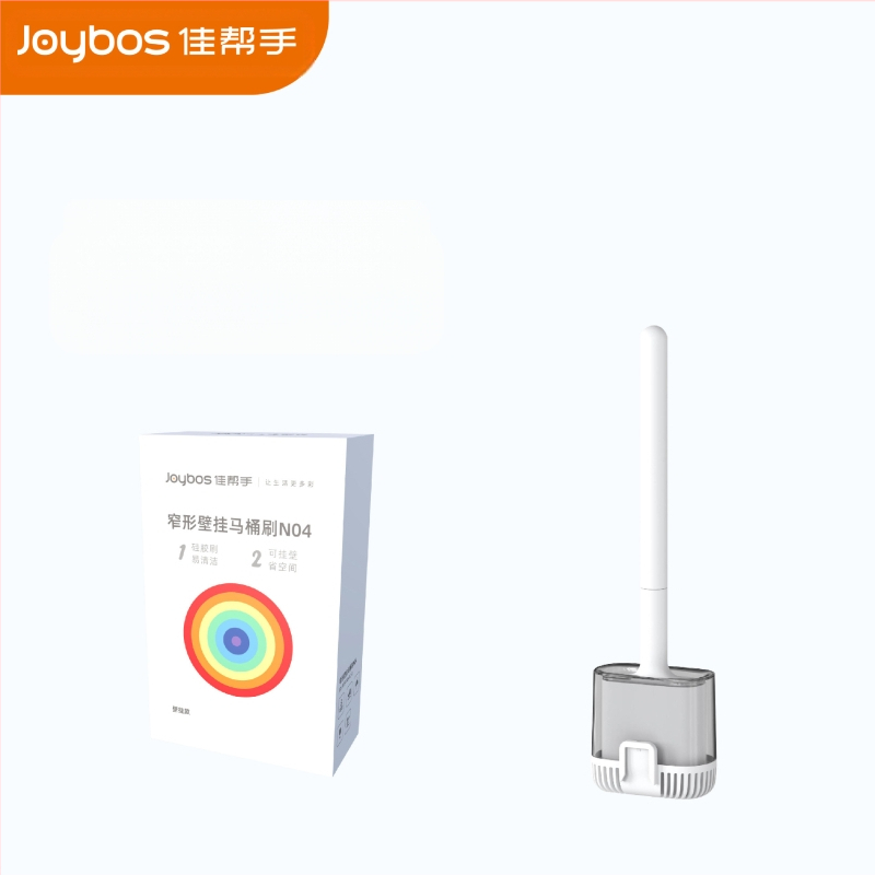 „Jia Helper“ silikoninis tualetinis šepetys, namų apyvokos reikmenų, 2023 m. naujas vonios kambario prie sienos tvirtinamas tualetinis šepetys