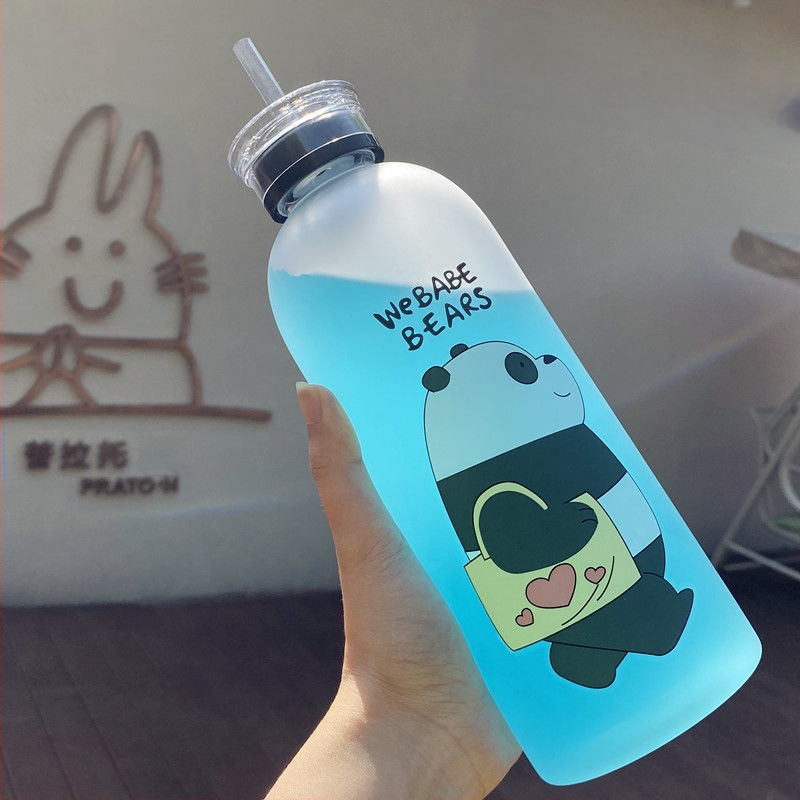 @`Πλαστικό Καλαμάκι Μεγάλης Χωρητικότητας, Μεγάλο Ποτήρι Νερού, Πλαστικό Μπουκάλι Νερού Χονδρικής, Κομψό Μεγάλο Ποτήρι, Βραστήρας Νερού, Χαριτωμένο Καλοκαίρι