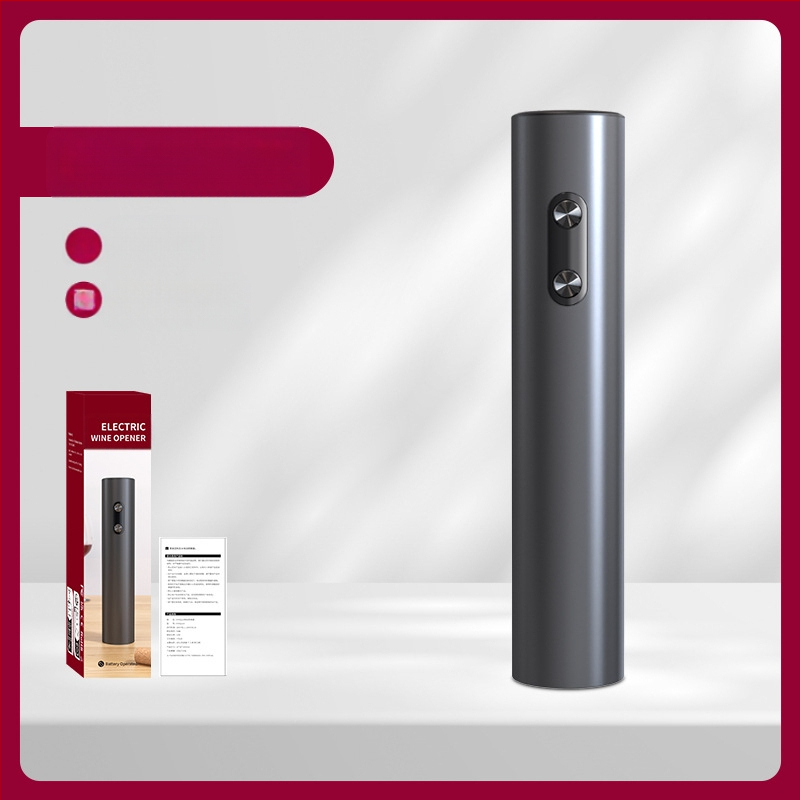 Baterinis elektrinis vyno butelių atidarytuvas, automatinis nešiojamas vyno vyno butelių atidarytuvas, paprasta dovanų dėžutės pakuotė