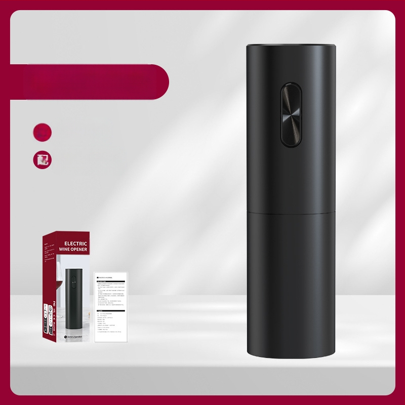 Baterinis elektrinis vyno butelių atidarytuvas, automatinis nešiojamas vyno vyno butelių atidarytuvas, paprasta dovanų dėžutės pakuotė