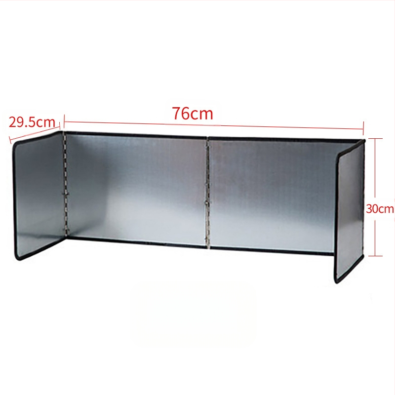 Dujinės viryklės cinkuotos alyvos barjeras, sulankstoma šilumos izoliacinė plokštė, virtuvės kepimo aliejaus barjeras, buitinės viryklės alyvos purslų barjeras