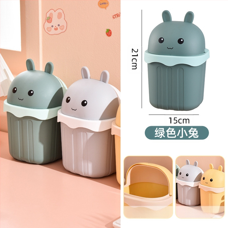 Maza izmēra galda atkritumu tvertne, jauka mini mājsaimniecības darba virsma, bērnu rakstāmgalds, biroja galds, gulta, atkritumu tvertne pie gultas