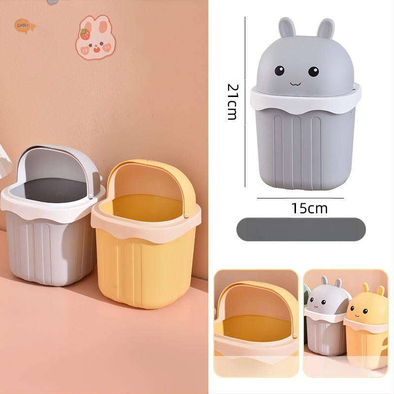 Maza izmēra galda atkritumu tvertne, jauka mini mājsaimniecības darba virsma, bērnu rakstāmgalds, biroja galds, gulta, atkritumu tvertne pie gultas