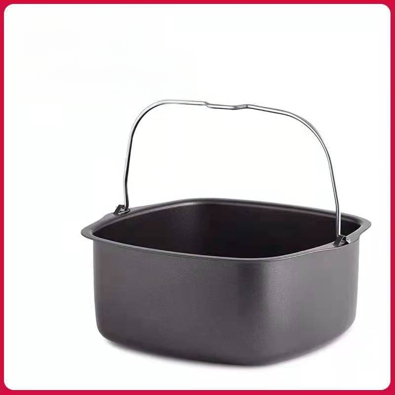 6-tolline 8-tolline koogiämber koogikorv küpsetustarvikud õhufritüüri tarvikud küpsetamine ruudukujuline koogivorm