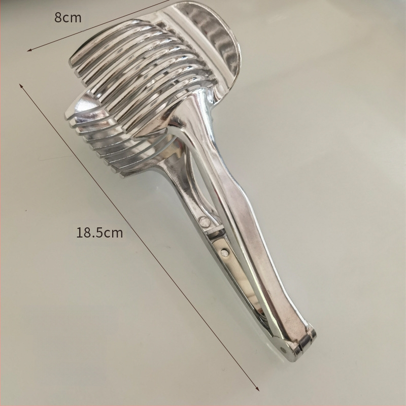 Citrinų pjaustyklės lydinio daugiafunkcis vaisių daliklis su rankena, pomidorų griežinėlis, buitinis vaisių pjaustymo įrankis