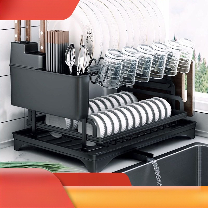 Stalak za odlaganje kuhinjskog sudopera, višenamjenski stalak za sušenje, stalak za posuđe, stalak za sudoper, stalak za posuđe na radnoj površini