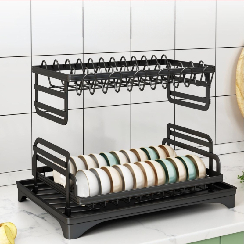 Stalak za odlaganje kuhinjskog sudopera, višenamjenski stalak za sušenje, stalak za posuđe, stalak za sudoper, stalak za posuđe na radnoj površini