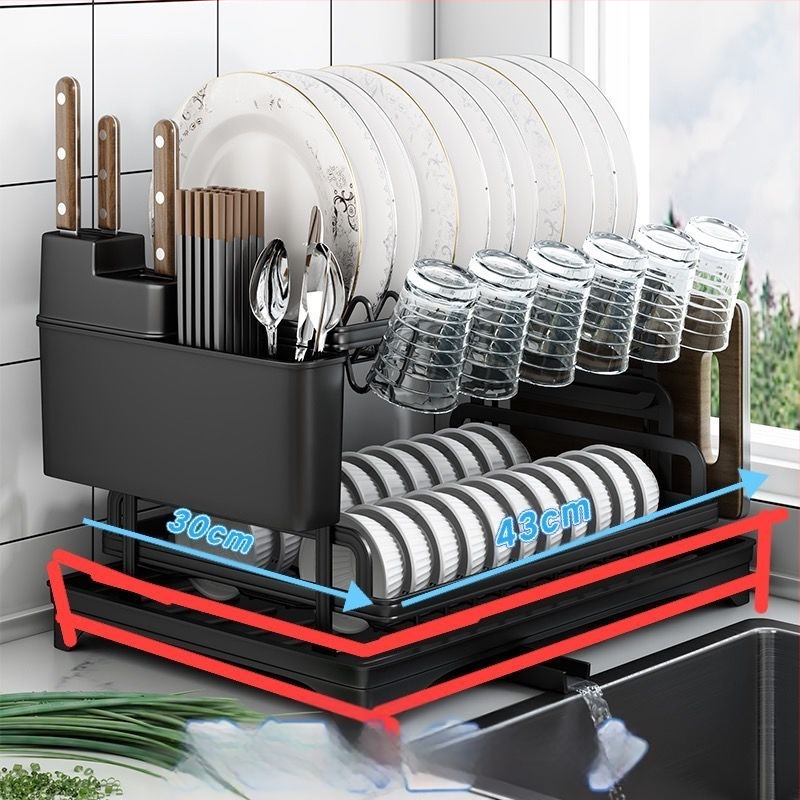 Stalak za odlaganje kuhinjskog sudopera, višenamjenski stalak za sušenje, stalak za posuđe, stalak za sudoper, stalak za posuđe na radnoj površini