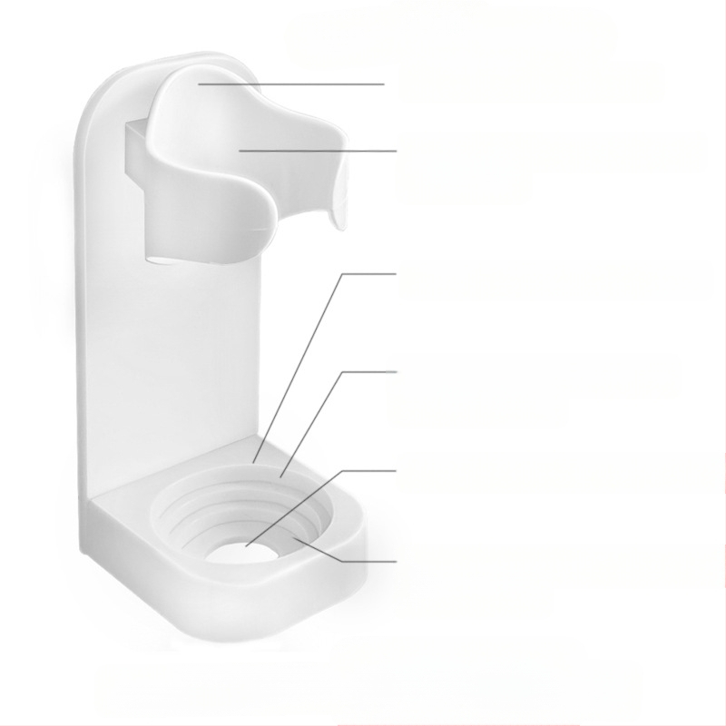 Elektrinio dantų šepetėlio laikiklis, tvirtinamas prie sienos, lipnus dantų šepetėlio galvutės laikiklis, dovanų laikiklis, dantų šepetėlių stovas