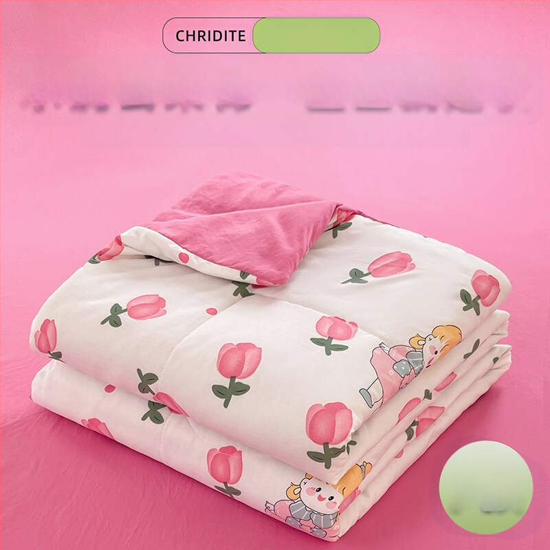 Tehase otsene 2024. aasta uus A-klassi pestud pilvepuuvillast suvine uba suvine jahe konditsioneeriga tekk lastele õpilaste voodipesu