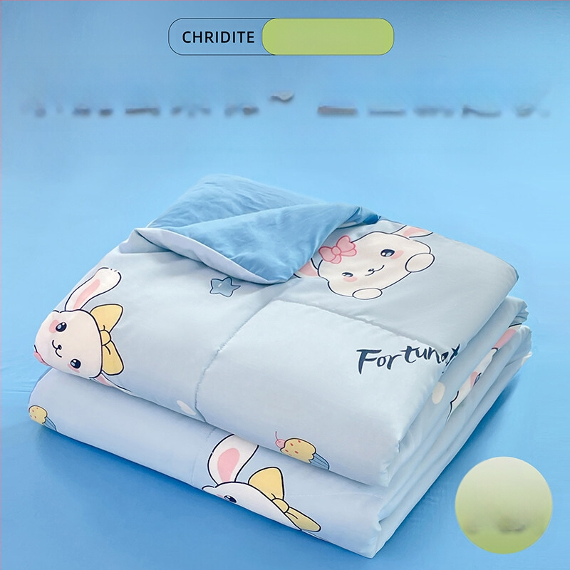 Tehase otsene 2024. aasta uus A-klassi pestud pilvepuuvillast suvine uba suvine jahe konditsioneeriga tekk lastele õpilaste voodipesu