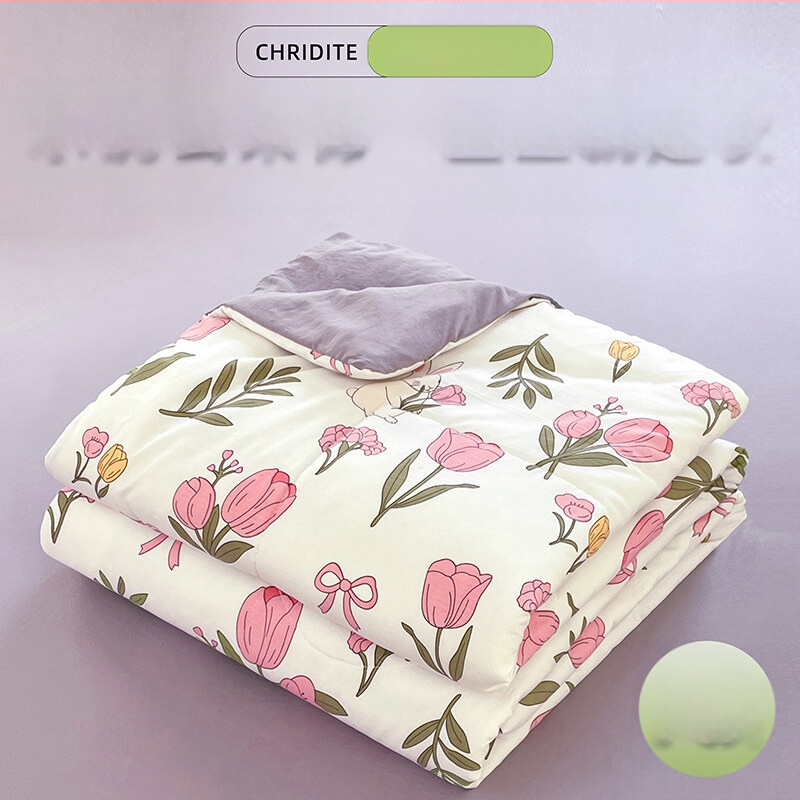 Tehase otsene 2024. aasta uus A-klassi pestud pilvepuuvillast suvine uba suvine jahe konditsioneeriga tekk lastele õpilaste voodipesu