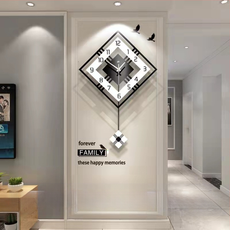 Sieninis laikrodis, svetainės laikrodis, namams, modernus, paprastas, madingas, dekoruotas, restoranas, tylus, aukštos klasės, pakabinamas ant sienos.