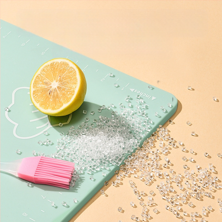 Toidukvaliteediga majapidamises kasutatav silikoonist sõtkumismatt ja nuudlimatt, paksendatud pelmeenide matt, rullitav plast