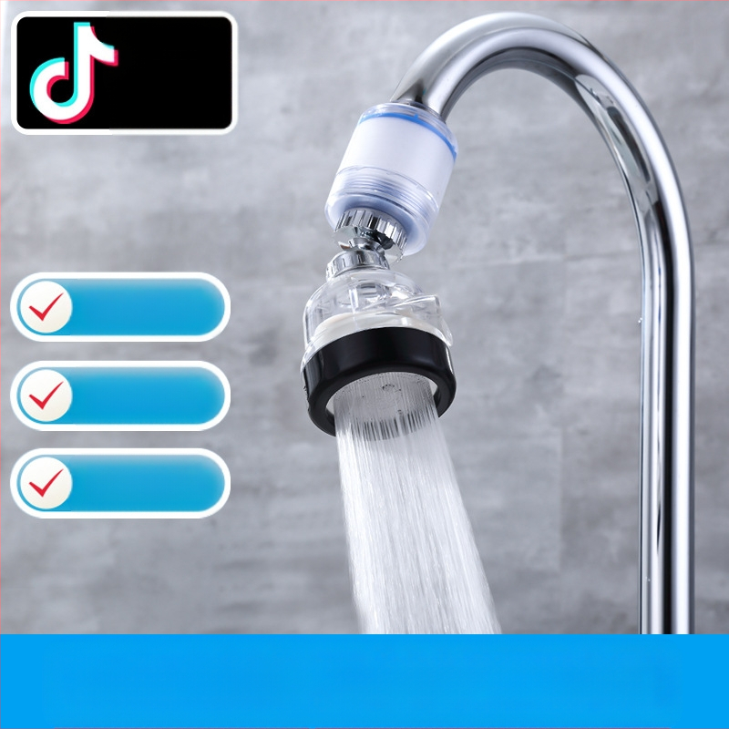 Jaucējkrāna filtra ūdens attīrītājs virtuves šļakatu galvas pagarinātājs ūdens taupīšanas universāls spiediena dušas burbuļotājs