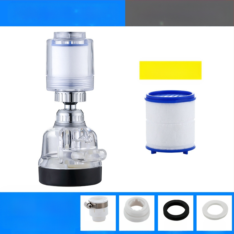 Jaucējkrāna filtra ūdens attīrītājs virtuves šļakatu galvas pagarinātājs ūdens taupīšanas universāls spiediena dušas burbuļotājs