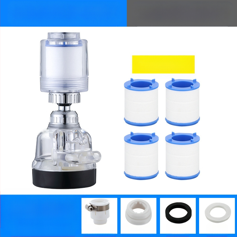 Jaucējkrāna filtra ūdens attīrītājs virtuves šļakatu galvas pagarinātājs ūdens taupīšanas universāls spiediena dušas burbuļotājs