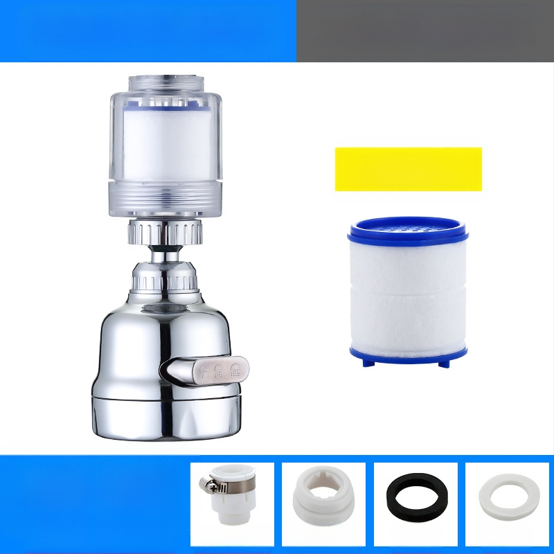 Jaucējkrāna filtra ūdens attīrītājs virtuves šļakatu galvas pagarinātājs ūdens taupīšanas universāls spiediena dušas burbuļotājs