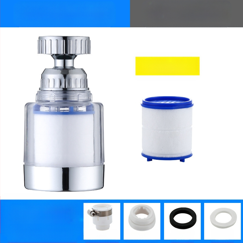 Jaucējkrāna filtra ūdens attīrītājs virtuves šļakatu galvas pagarinātājs ūdens taupīšanas universāls spiediena dušas burbuļotājs