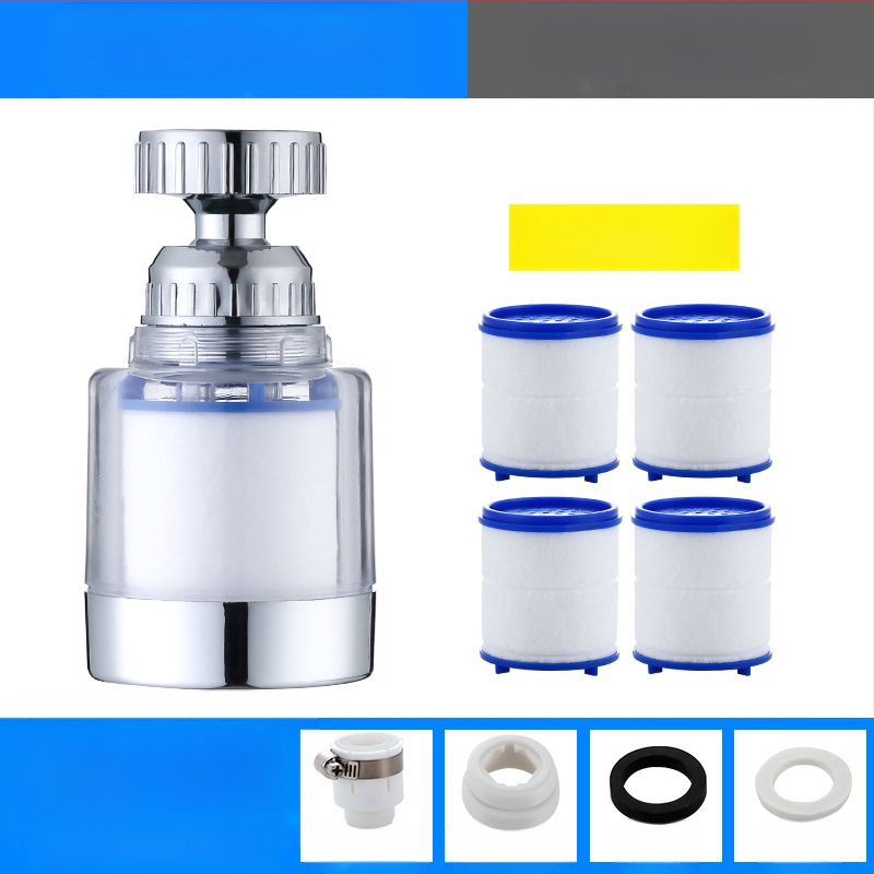 Jaucējkrāna filtra ūdens attīrītājs virtuves šļakatu galvas pagarinātājs ūdens taupīšanas universāls spiediena dušas burbuļotājs