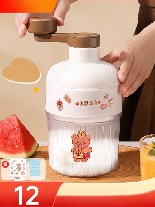 Ledo skutimo mašina, buitinė, maža rankinė ledo smulkintuvo medvilnės ledo mašina, snaigės ledo mašina, rankinė ledo mašina, naktinė turgaus prekystalis