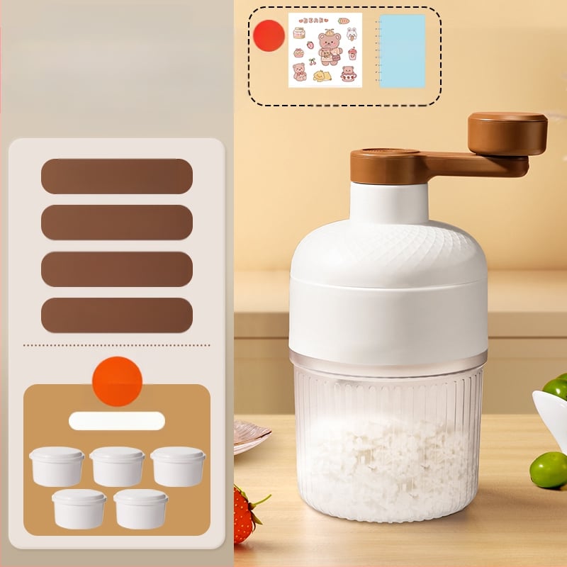 Ledo skutimo mašina, buitinė, maža rankinė ledo smulkintuvo medvilnės ledo mašina, snaigės ledo mašina, rankinė ledo mašina, naktinė turgaus prekystalis