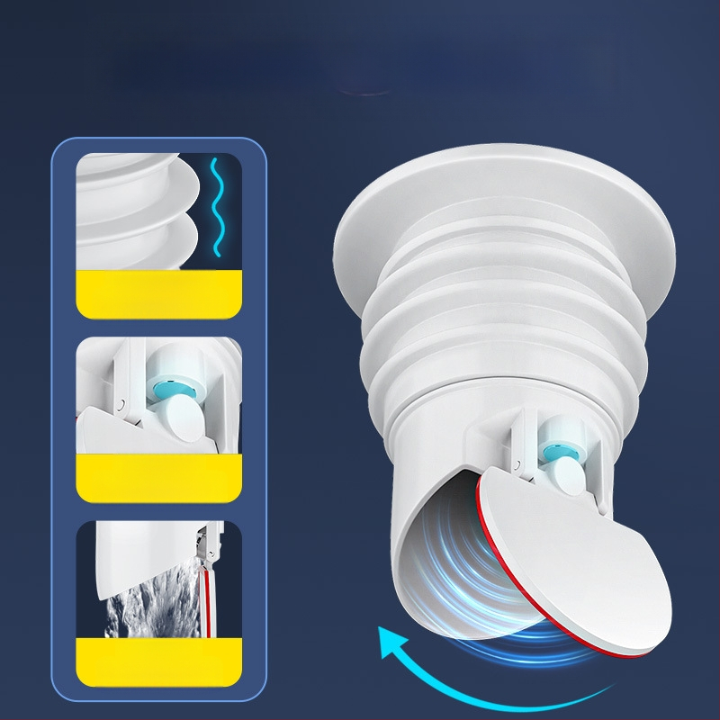 Στεγανοποιητικός δακτύλιος σιλικόνης για σωλήνα αποχέτευσης, τάπα νιπτήρα κουζίνας, τάπα σωλήνα αποχέτευσης πλυντηρίου ρούχων, τεχνητό οσμή κατά της επιστροφής