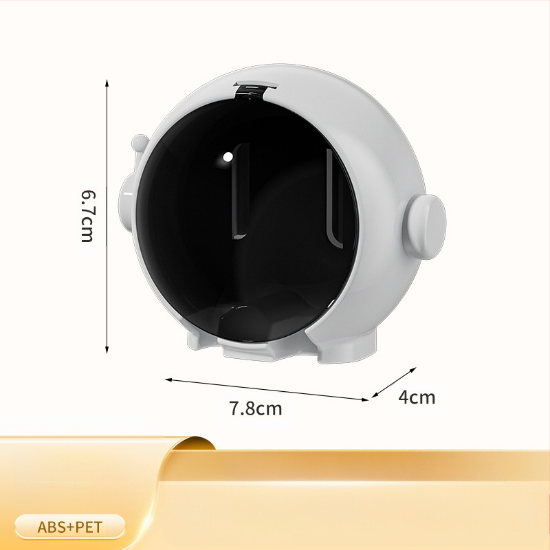 „Spaceman“ dantų šepetėlių laikikliai vonios kambariui be skylių, prie sienos tvirtinamas elektrinių dantų šepetėlių laikymo stovas vonios kambariui, sieninis pakabukas