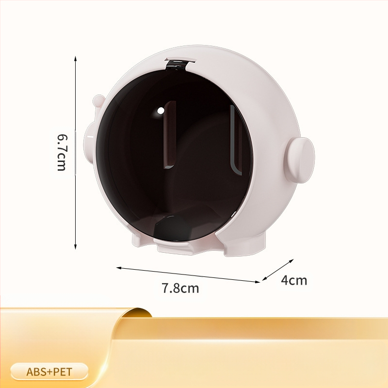 „Spaceman“ dantų šepetėlių laikikliai vonios kambariui be skylių, prie sienos tvirtinamas elektrinių dantų šepetėlių laikymo stovas vonios kambariui, sieninis pakabukas